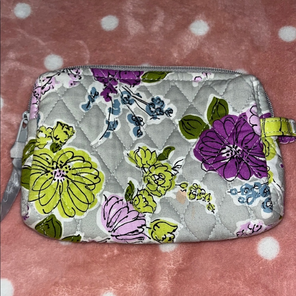 Vera Bradley Floral Quilted Wristlet and Cosmetic Bag Duo Set - Picture 10 of 10